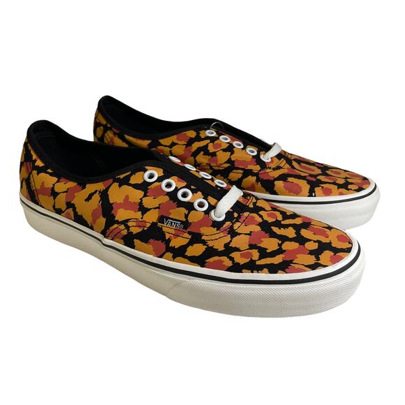 NWT VANS Authentic Sneaker Leopard Black Inca Gold Size M9.0 W10.5 VN0A2Z5IV4V - Picture 4 of 8